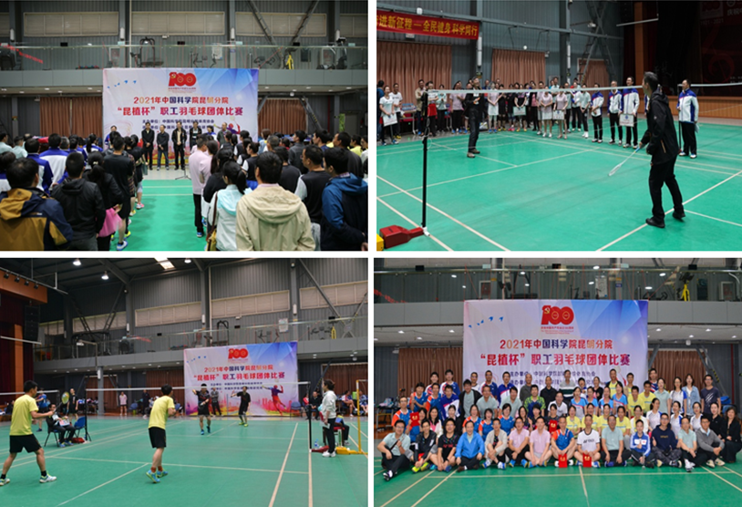 昆明分院舉辦2021年“昆植杯”職工羽毛球團體賽