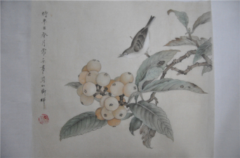 枇杷山鳥迎春圖