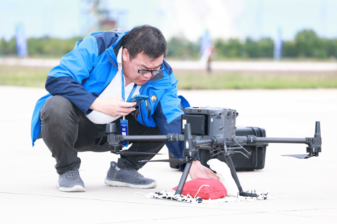 智能無人機應用領域比賽現(xiàn)場