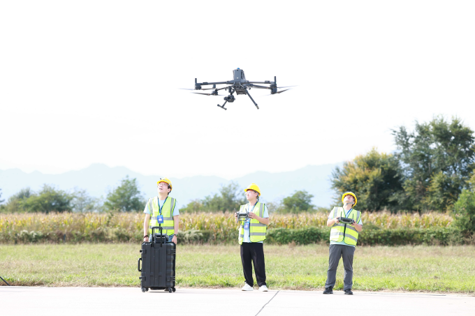 智能無人機應用領域比賽現(xiàn)場