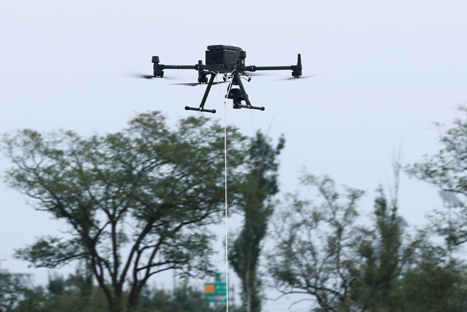 智能無人機應用領域比賽現(xiàn)場