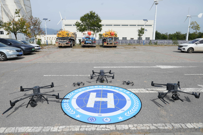 智能無人機應用領域比賽現(xiàn)場