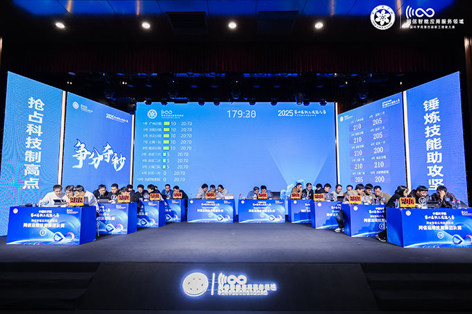網(wǎng)信智能應(yīng)用服務(wù)領(lǐng)域比賽現(xiàn)場(chǎng)